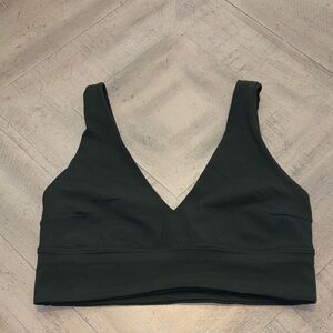 Lululemon Green V-Neck Bra